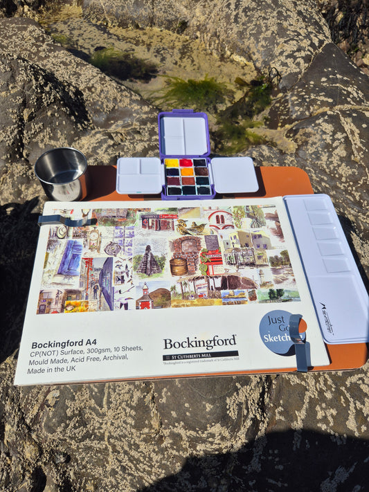 JustGoSketching Support for A4 pads (12 Paints)