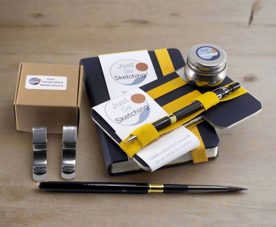 A6 (6x4 ins) JustGoSketching kit (12 half pans)
