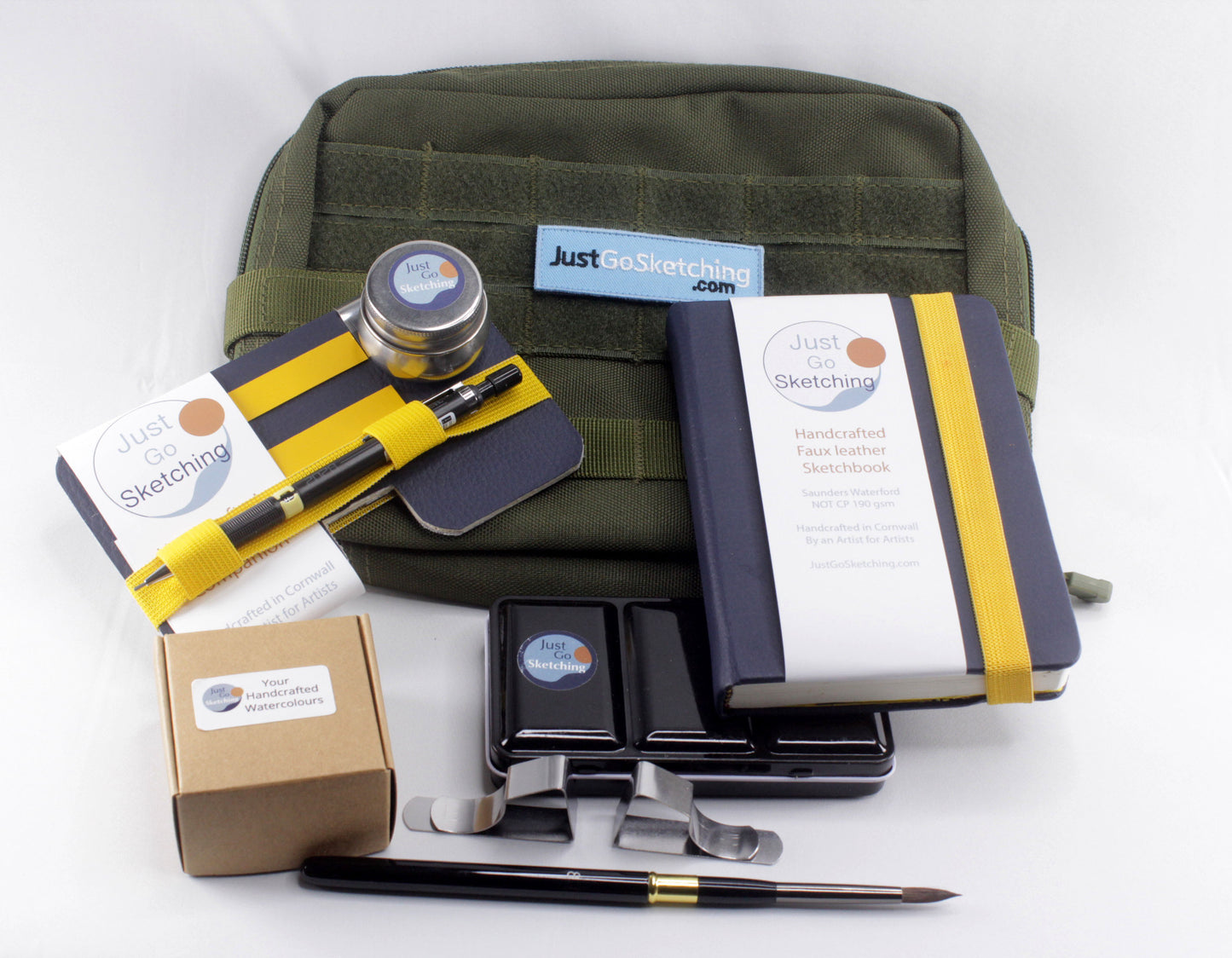 A6 (6x4 ins) JustGoSketching kit (12 half pans)