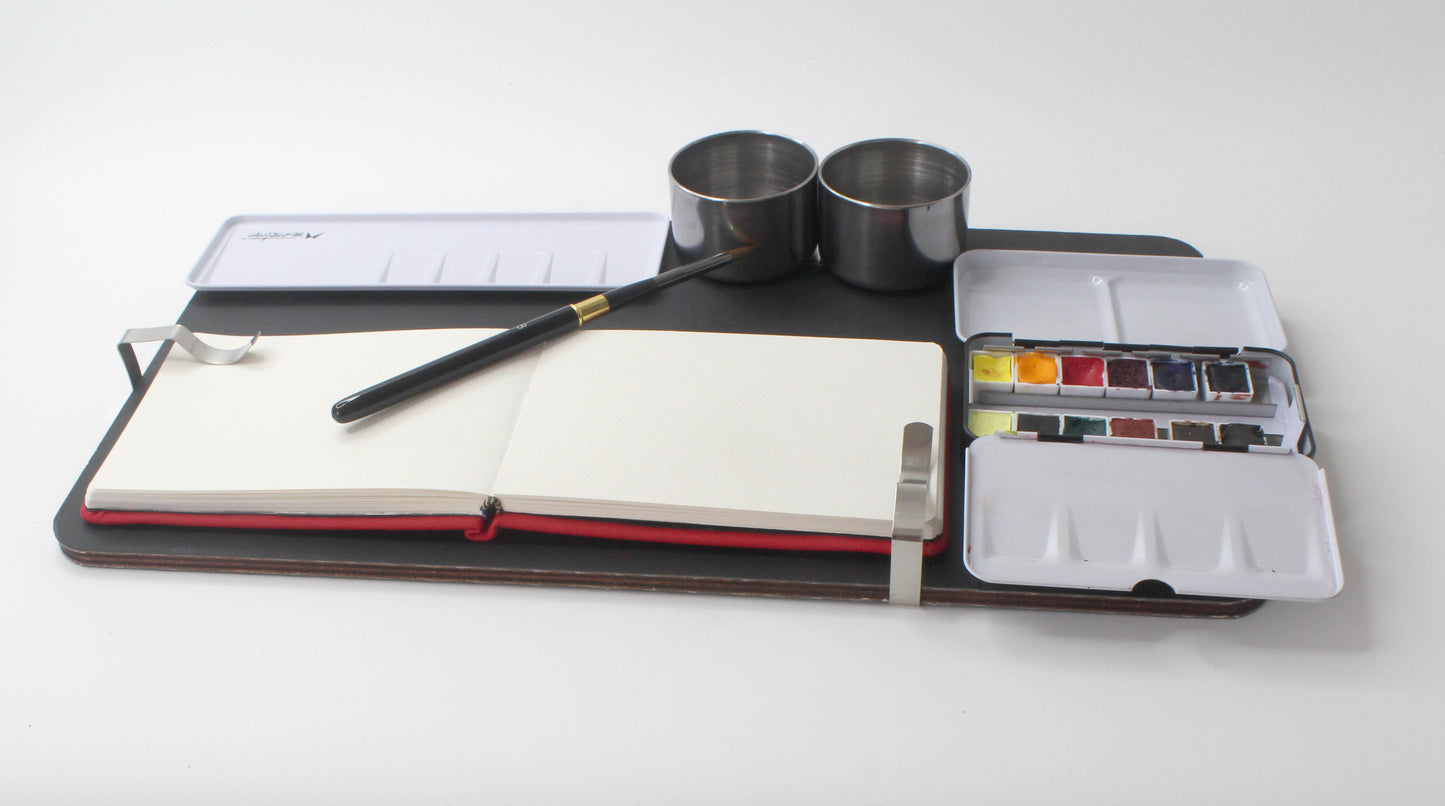 JustGoSketching Support – Landscape Format (16.5 x 9”) | Modular Sketching Board System (No Paints)