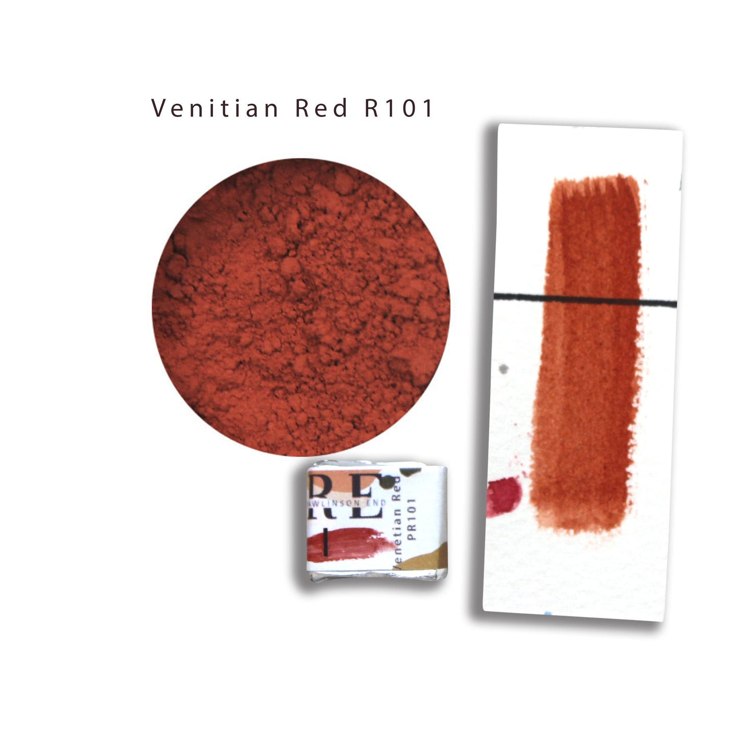 Venetian Red. Professional quality fine watercolor paint