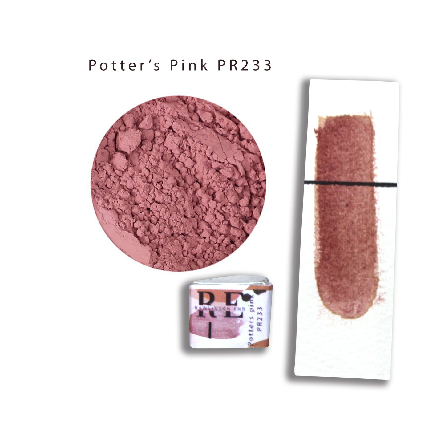 Potters pink. Professional quality fine watercolor paint