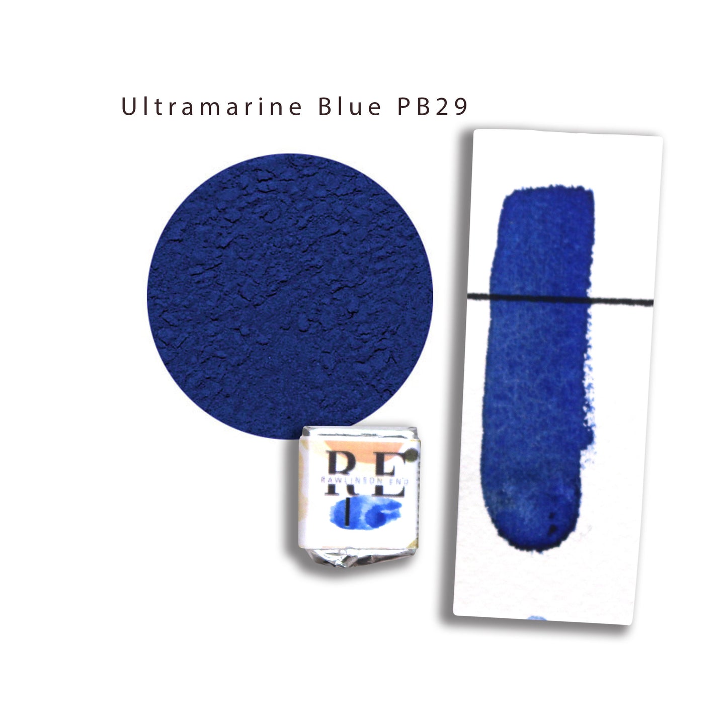 Ultramarine. Professional quality fine watercolor paint