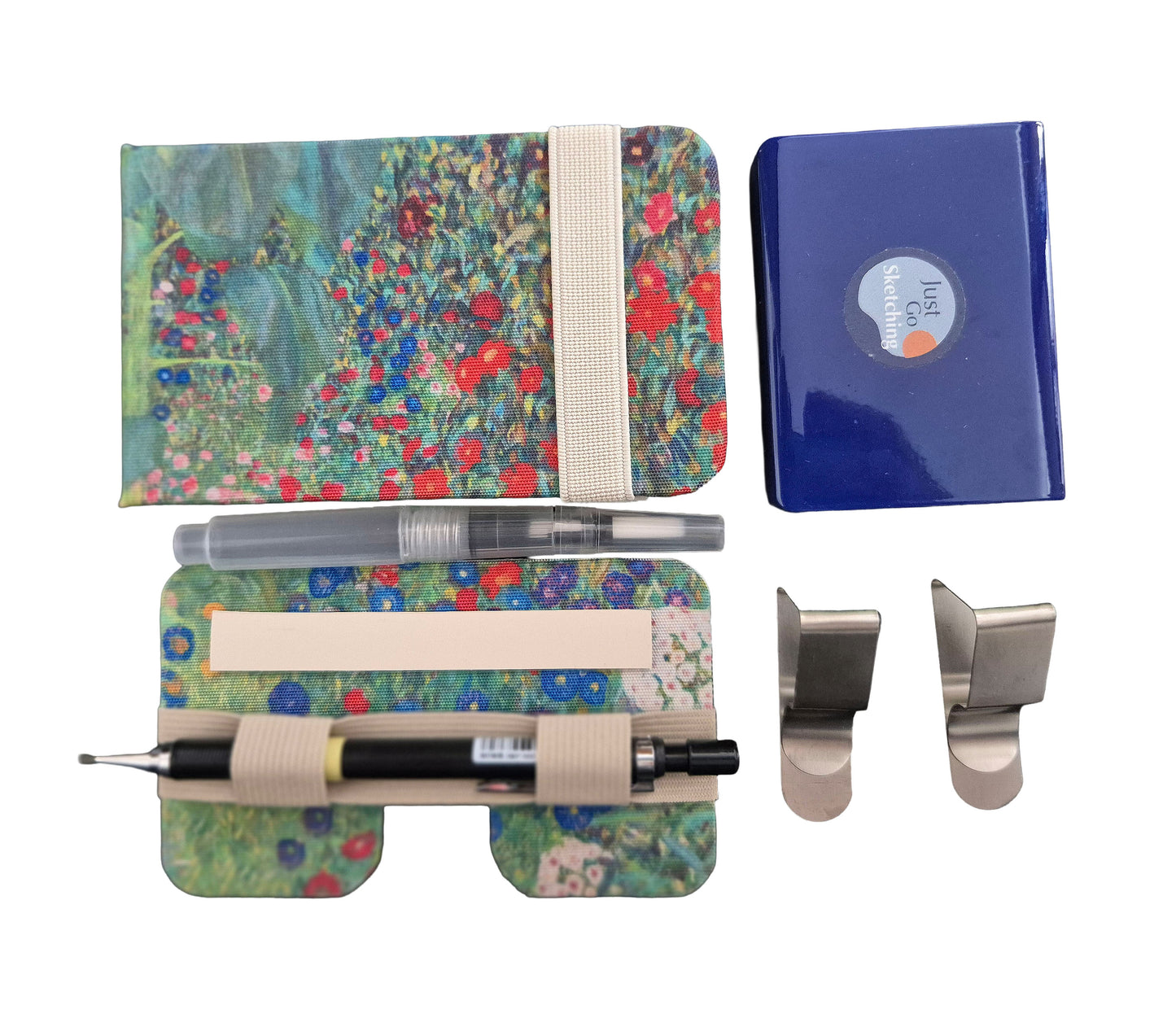 JustGoSketching Pocket Kit (3x5") – One-Handed Portable Sketching Kit