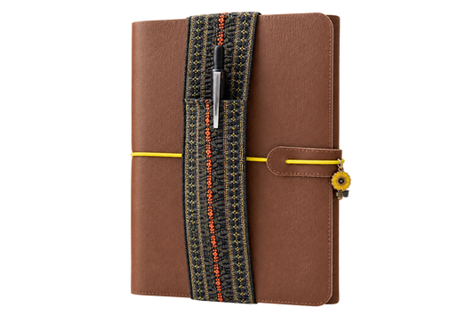 Fistral A5 Trifold Journal Cover | Faux Leather Journal Cover | Otional inserts
