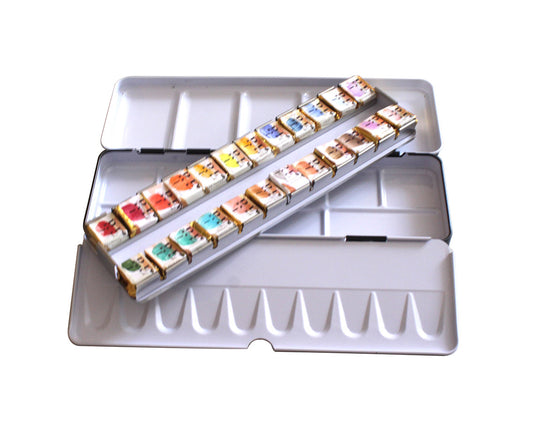24 half pans with Metal box