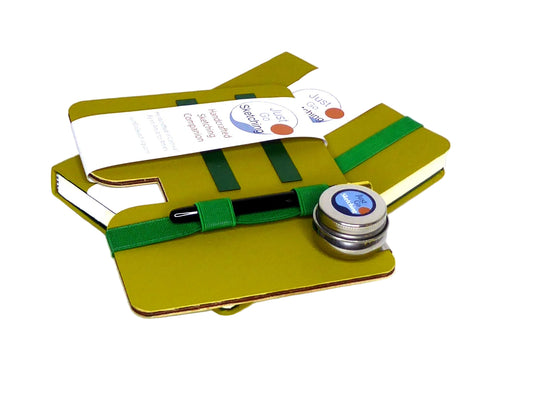 A5 JustGoSketching Kit (No Paints) – 40 Pages + Sketching Companion Board (8×6 in)