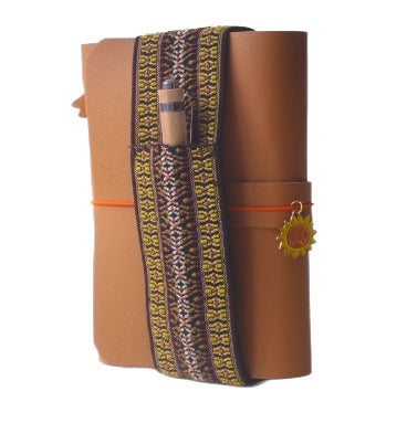Kynance A6 Trifold Journal Cover | Faux Leather Journal | optional inserts