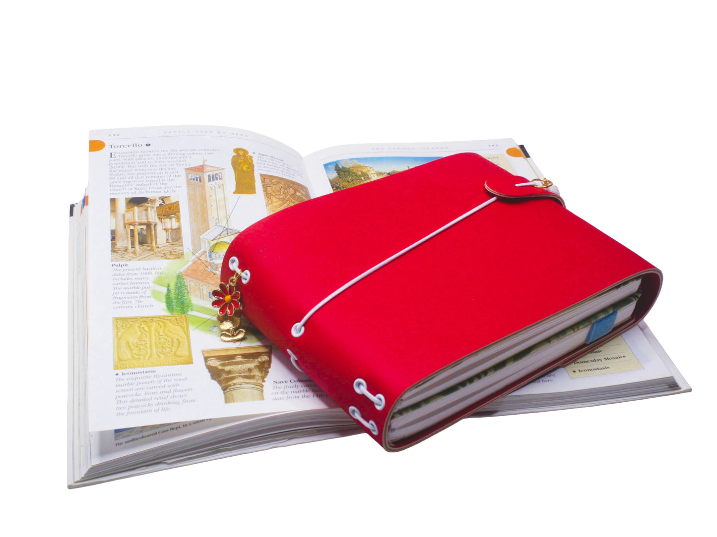 Sennen A6 landscape Trifold Journal Cover | Vegan Leather Journal Cover | Cover only