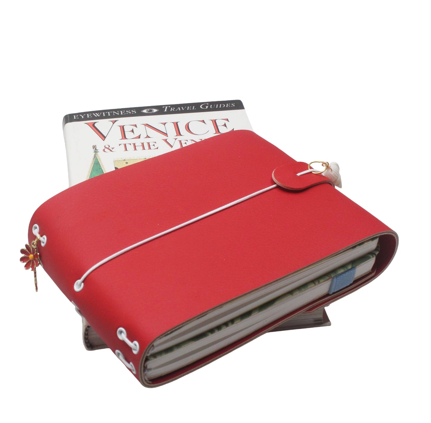 Sennen A6 landscape Trifold Journal Cover | Vegan Leather Journal Cover | Cover only
