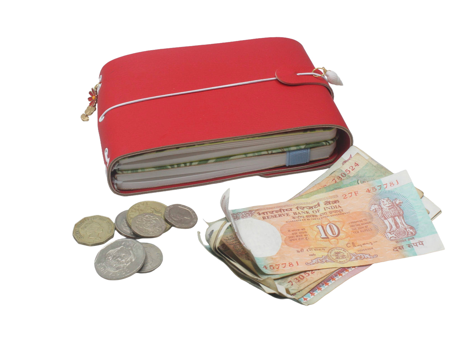 Sennen A6 landscape Trifold Journal Cover | Vegan Leather Journal Cover | Cover only