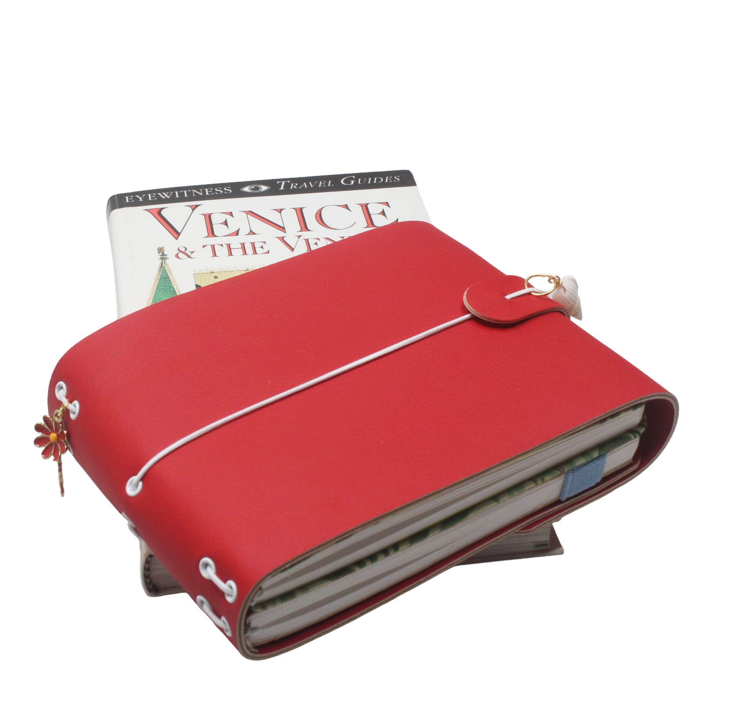 Sennen A6 landscape Trifold Journal Cover | Vegan Leather Journal Cover | Cover only