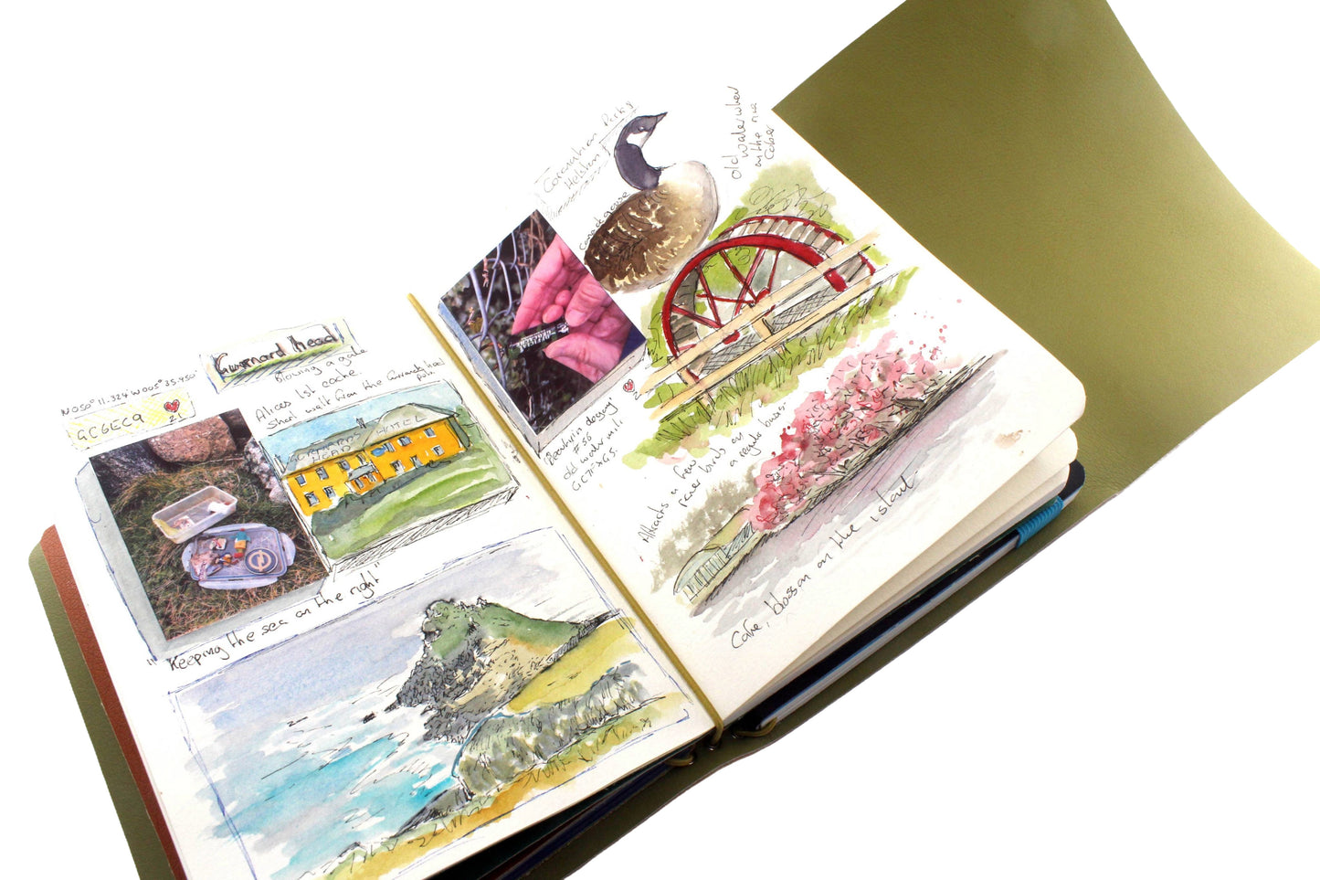 Fistral A5 Trifold Journal Cover | Vegan Leather Journal Cover | 3 inserts