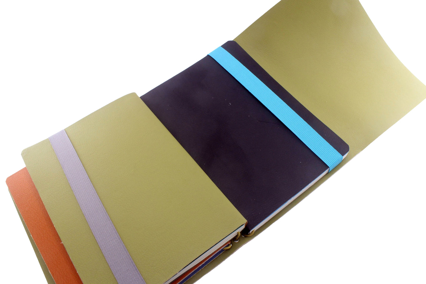 Fistral A5 Trifold Journal Cover | Vegan Leather Journal Cover | 3 inserts
