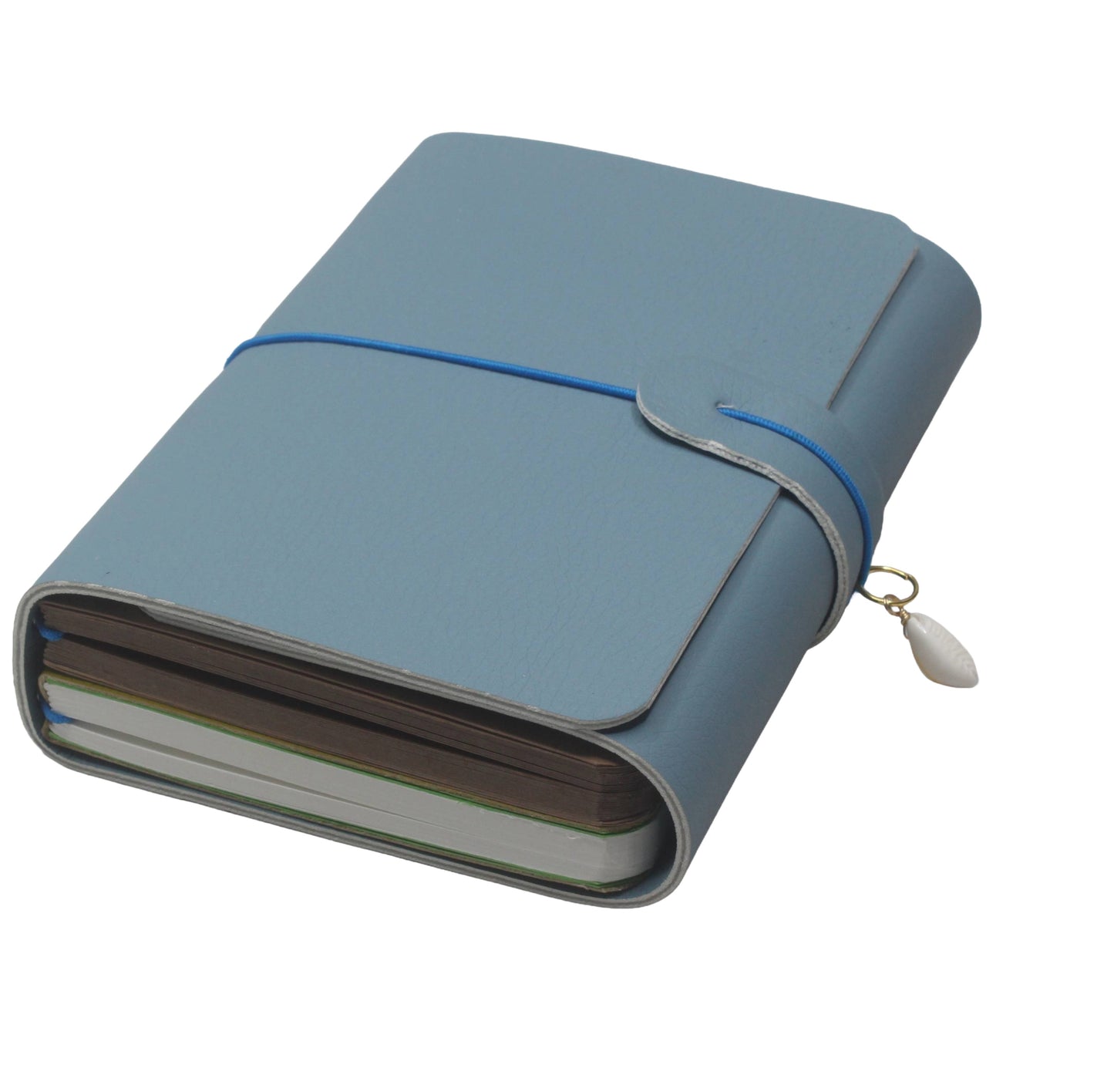 Kynance A6 Trifold Journal Cover | Vegan Leather Journal | includes 2 inserts