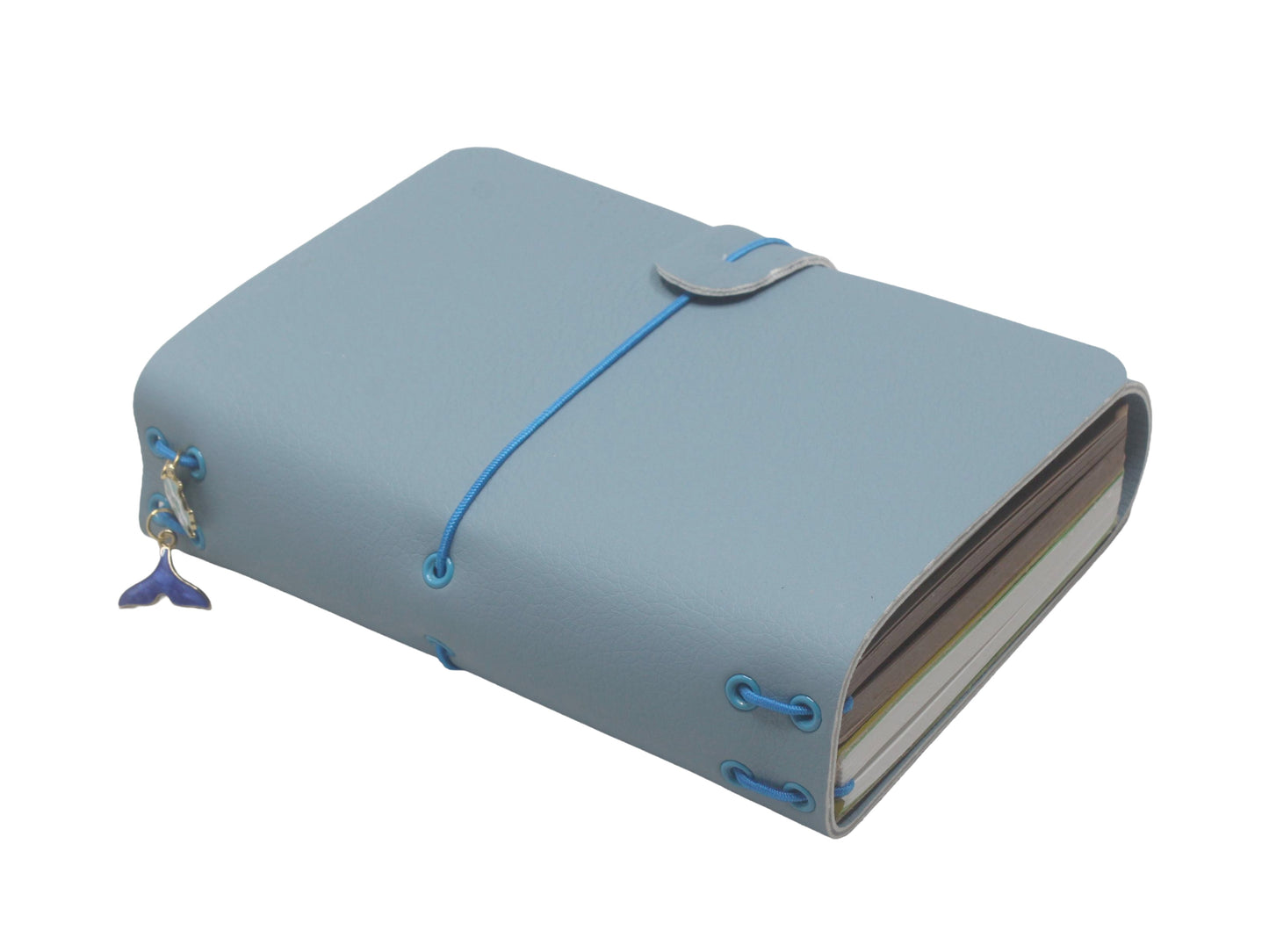 Kynance A6 Trifold Journal Cover | Vegan Leather Journal | includes 2 inserts