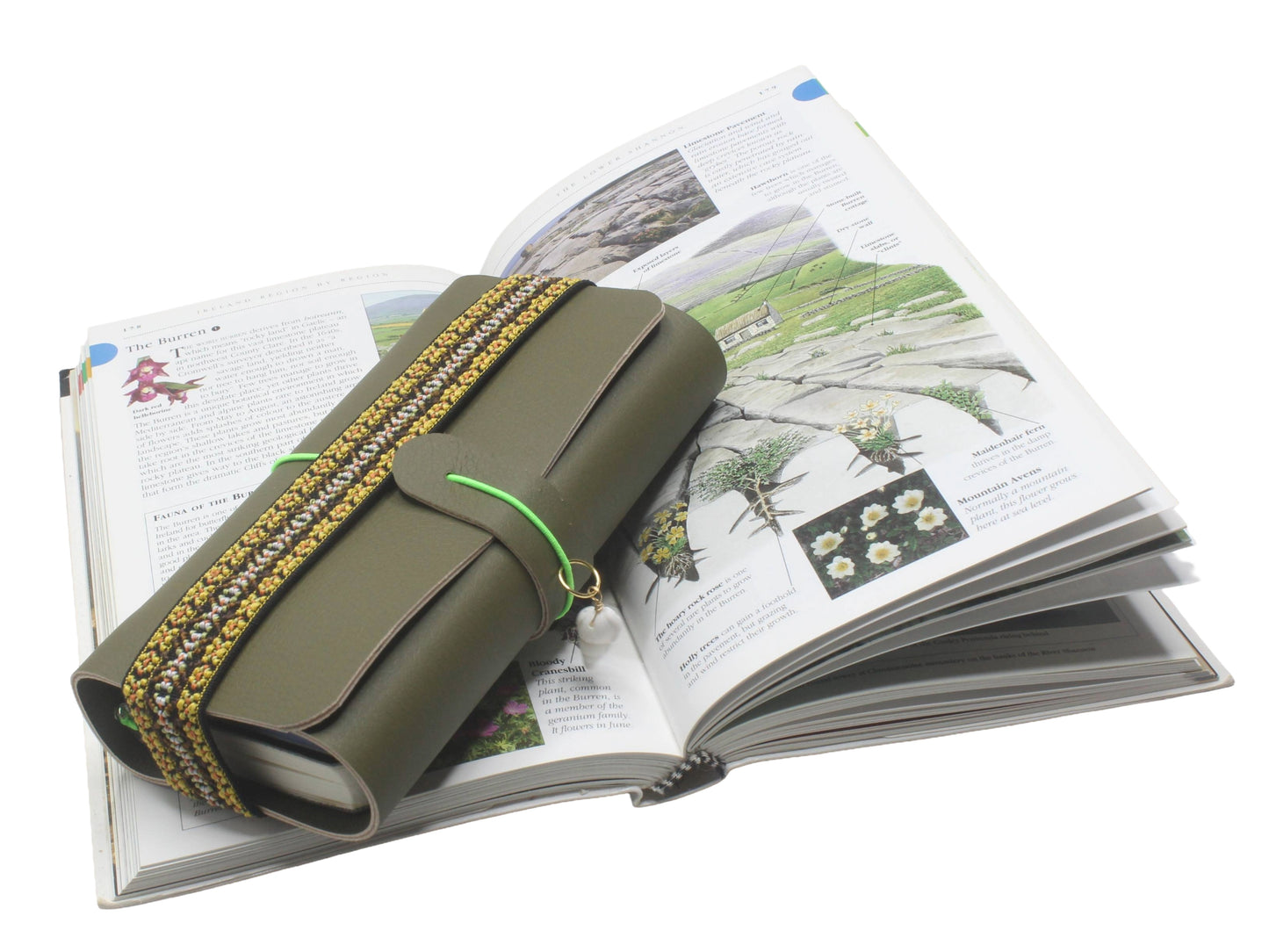 Porthcurno A6 Trifold Journal Cover | Vegan Leather Journal Cover | Cover only