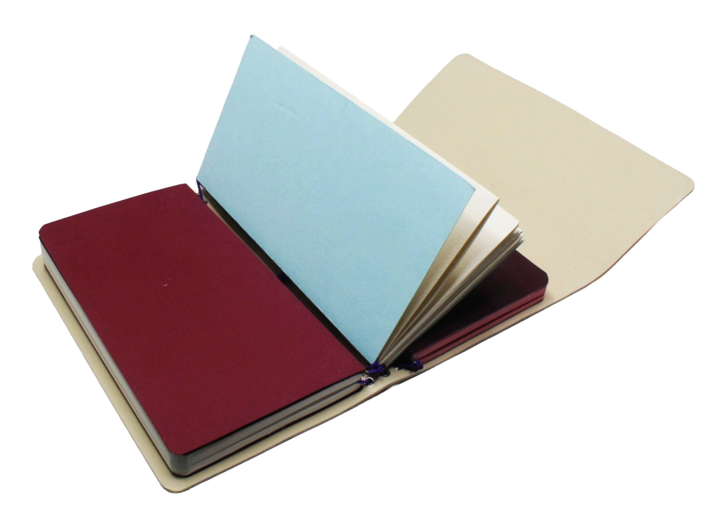 Perran A5 slim Trifold Journal Cover | Vegan Leather Journal | Cover only