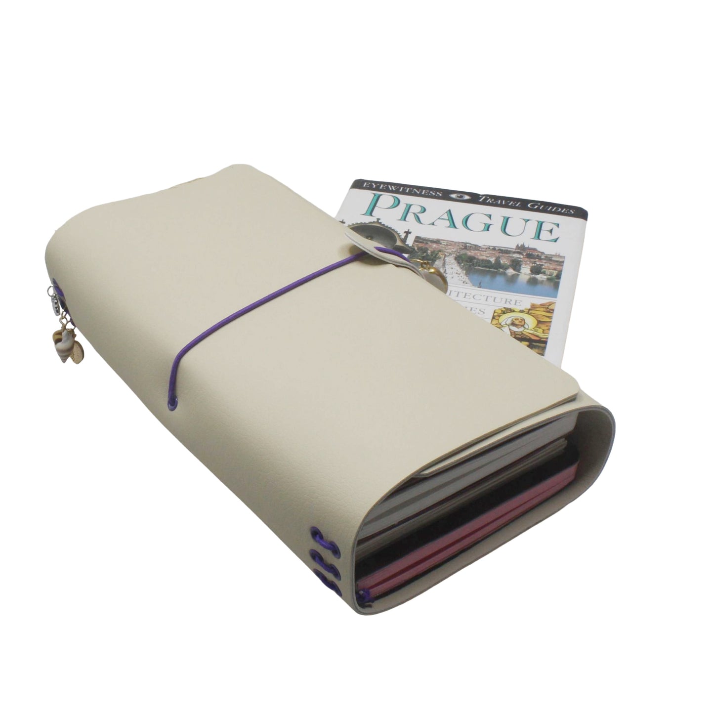 Perran A5 slim Trifold Journal Cover | Vegan Leather Journal | Cover only