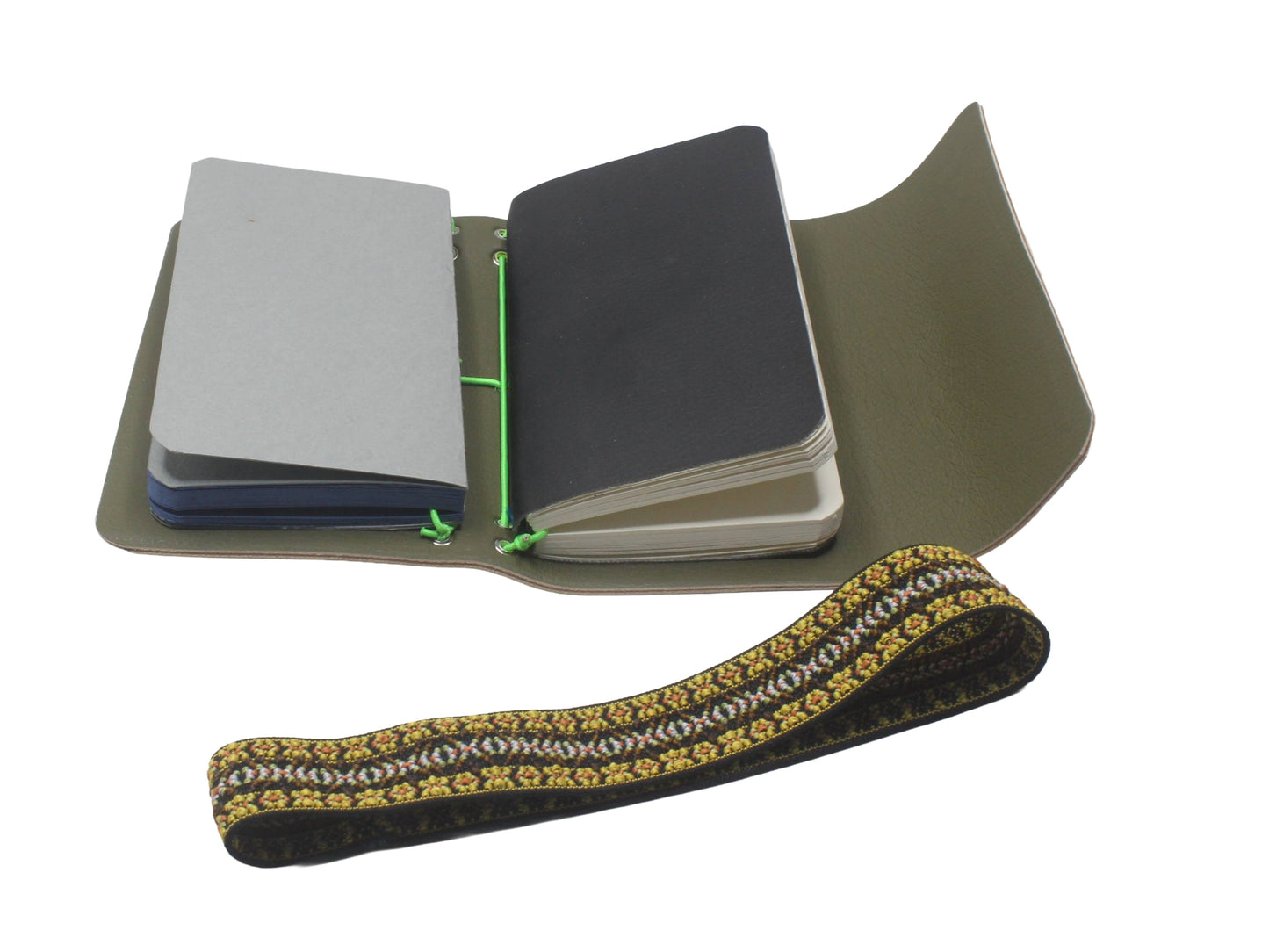 Porthcurno A6 Trifold Journal Cover | Vegan Leather Journal Cover | Cover only