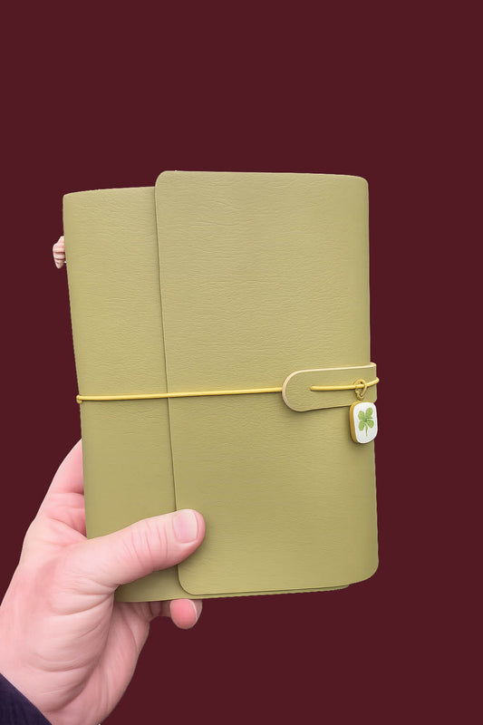 Fistral A5 Trifold Journal Cover | Vegan Leather Journal Cover | 3 book inserts